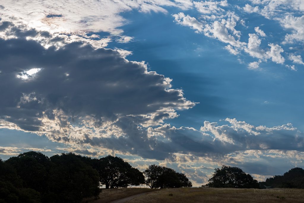 Photo picture of Clouds and cloud shadows during monsoon weather over the Bay Area at Briones Regional Park, California